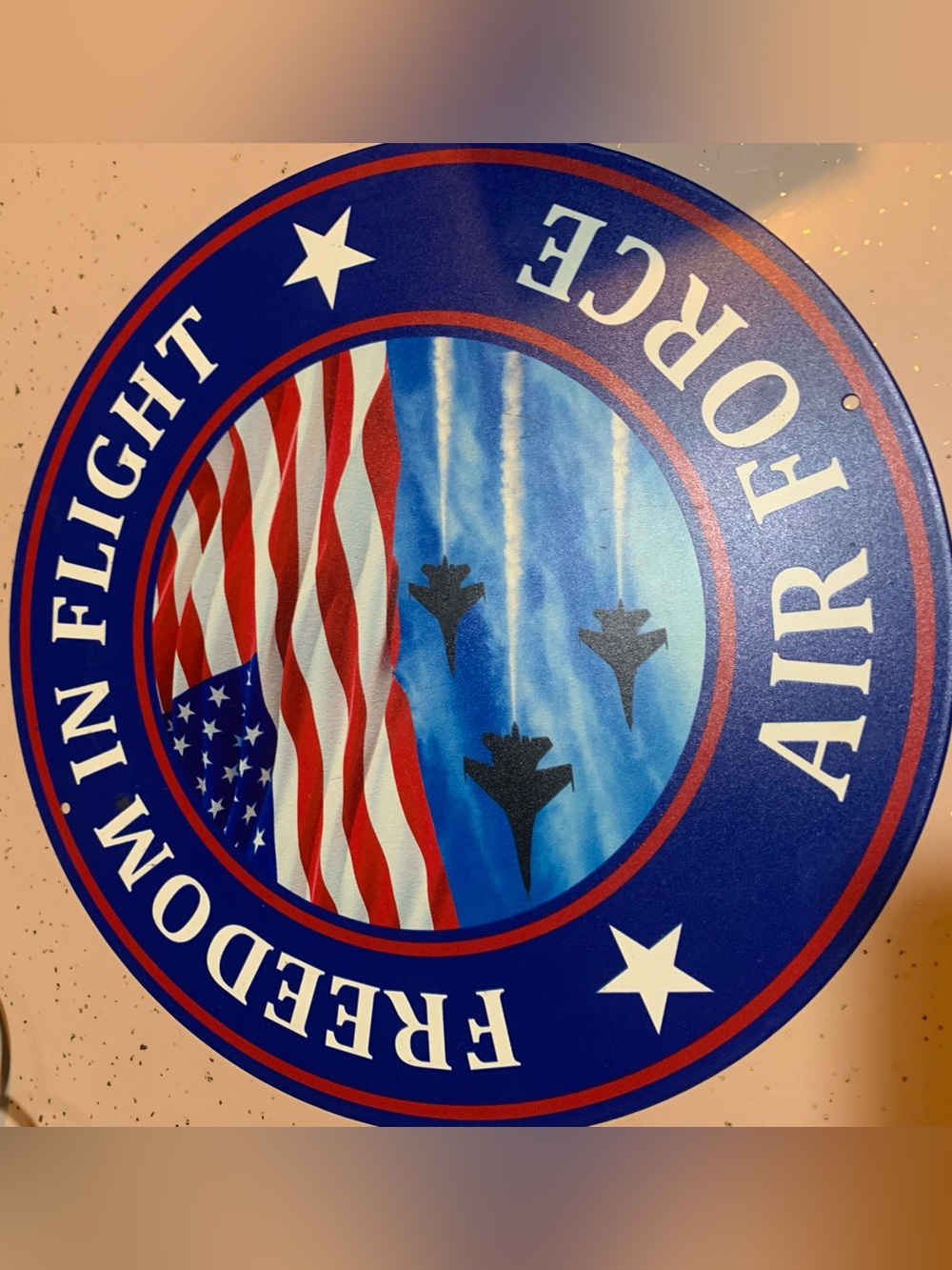 Air Force wall sign